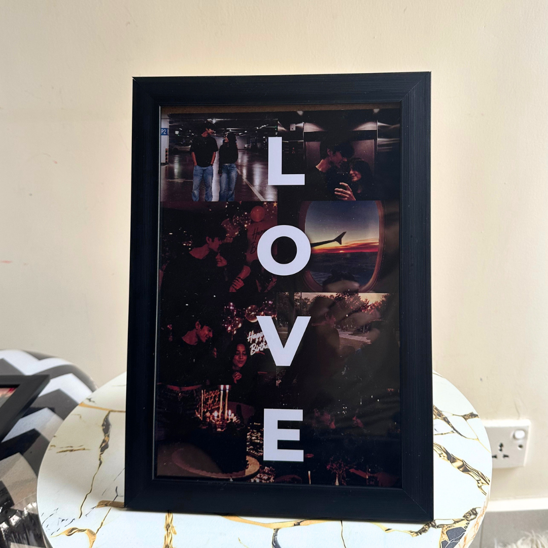 Personalized Love Photo Frame | Custom Couple Memories