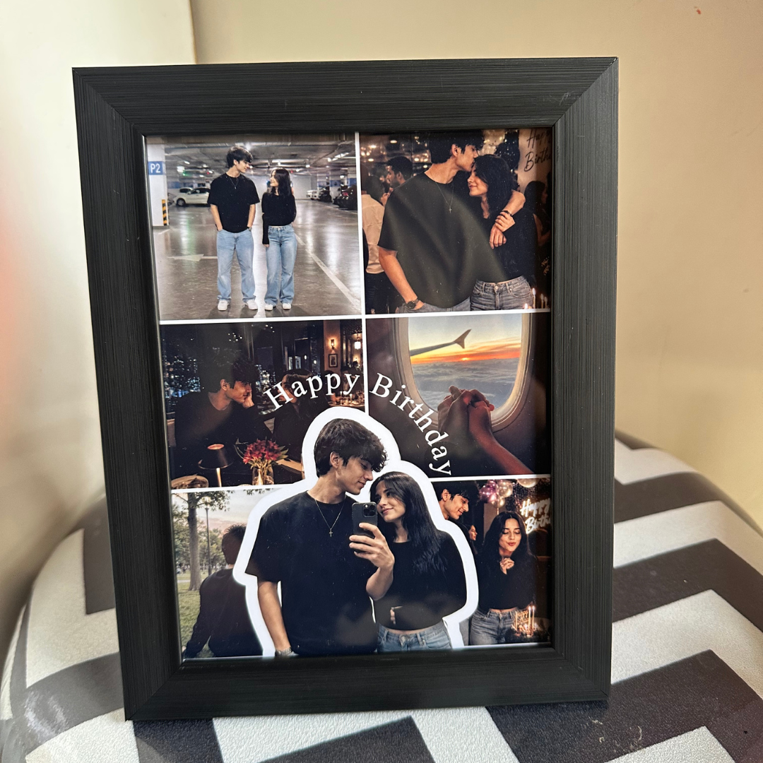 Birthday Memories Personalized Photo Collage Frame