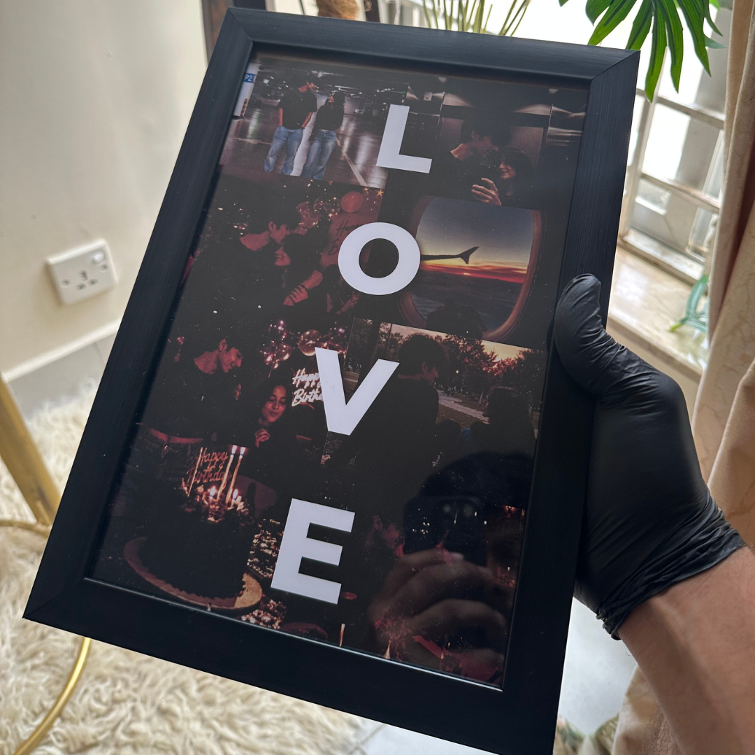 Personalized Love Photo Frame | Custom Couple Memories