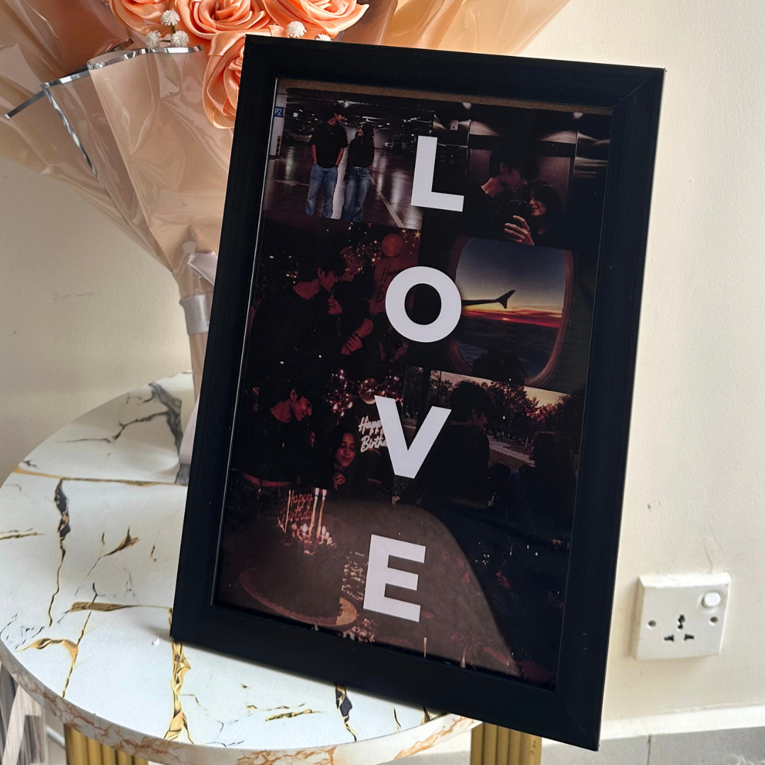 Personalized Love Photo Frame | Custom Couple Memories