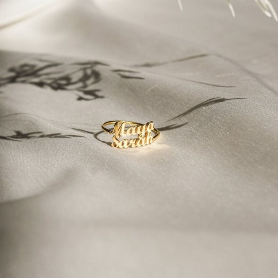 Double Name Ring