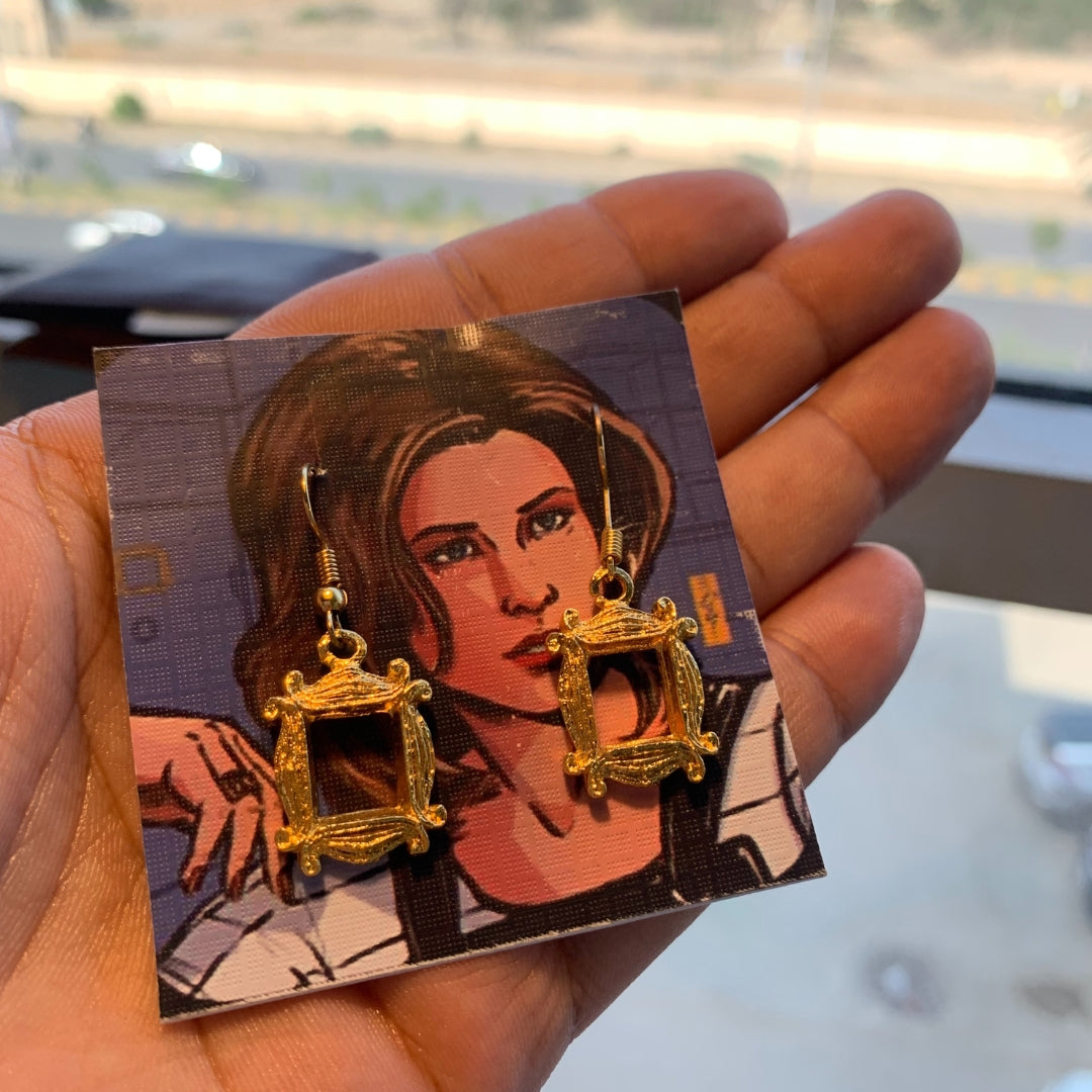 FRIENDS TV Show Iconic Picture Frame Earrings