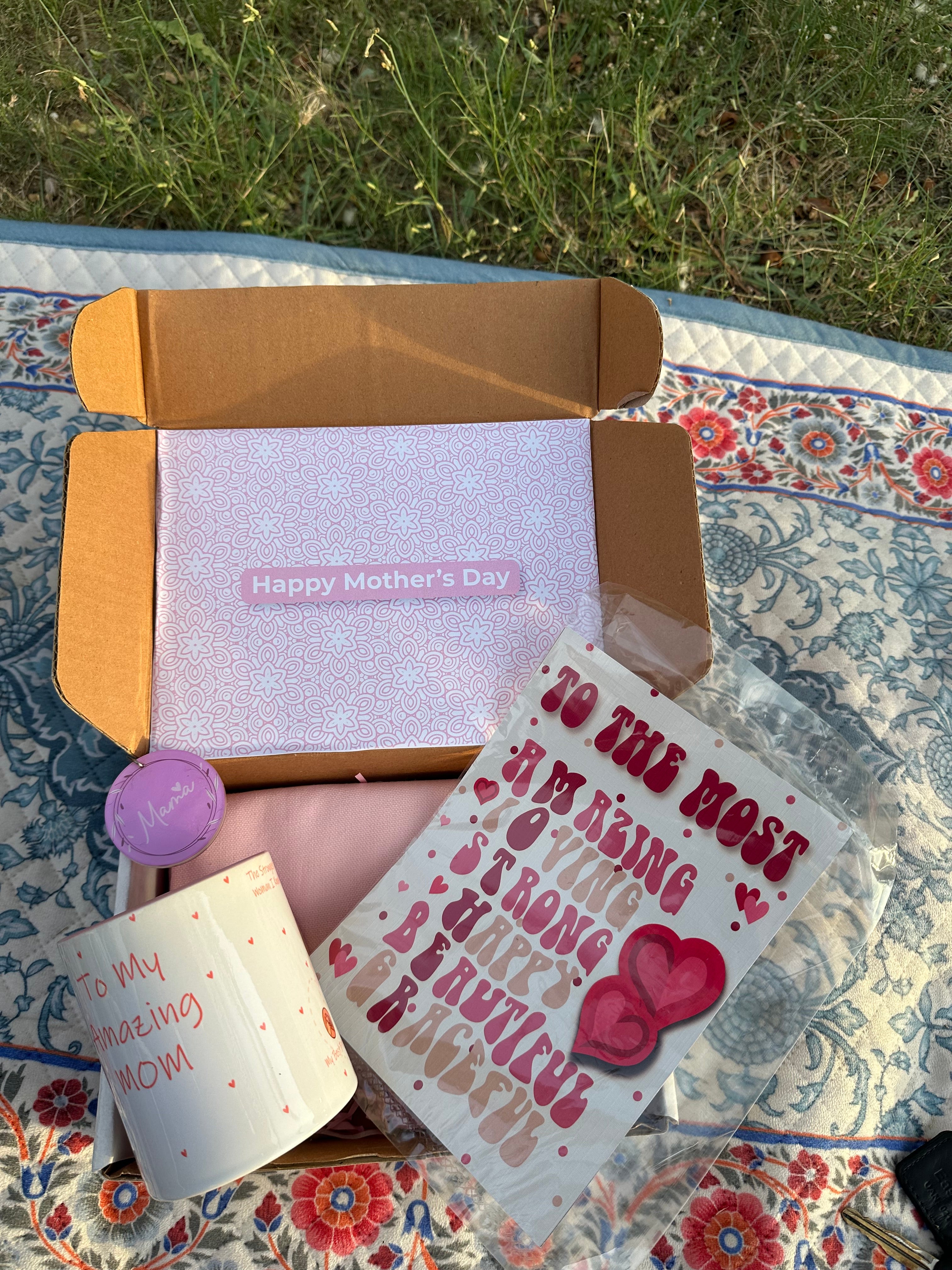 Mother’s Day Gift Mug, Card, Keychain & Premium Gift Box