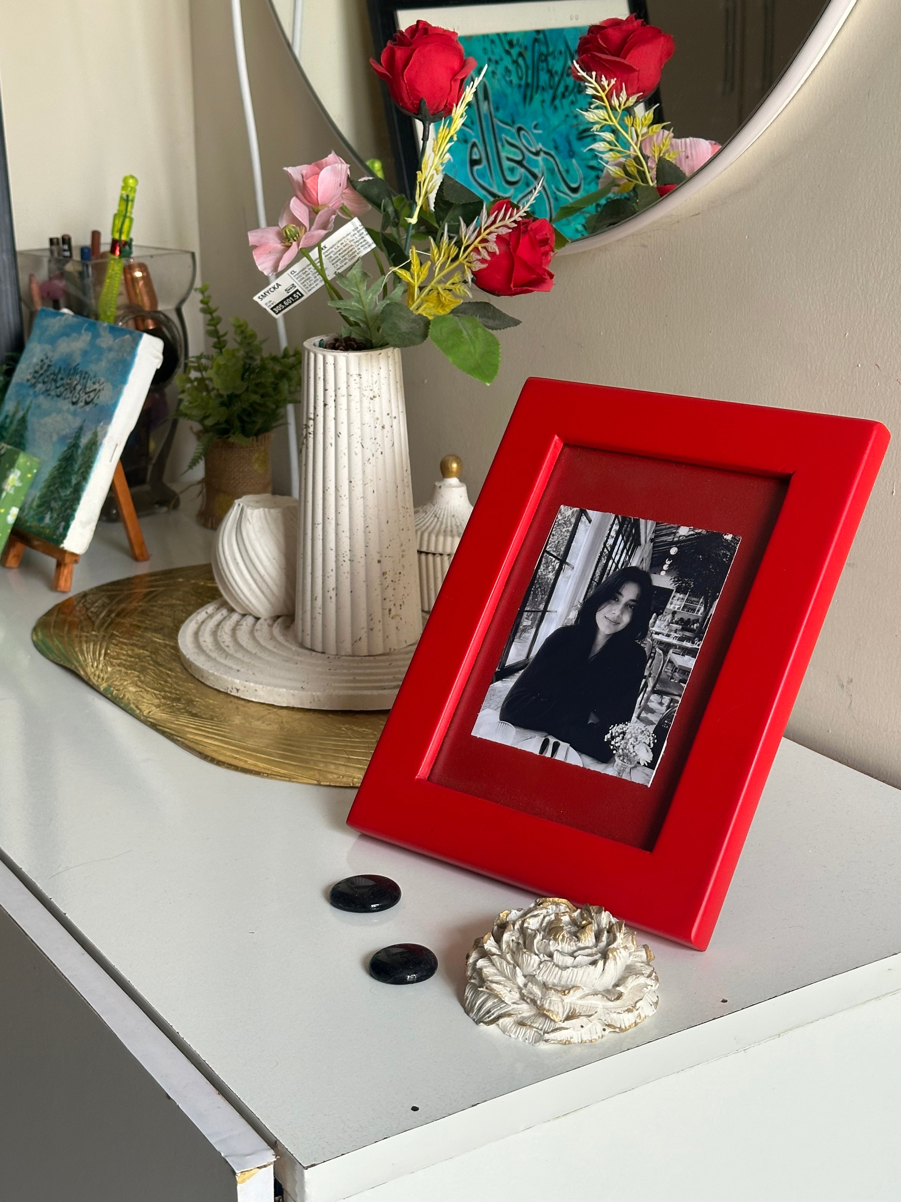 Forever Frame | Personalized Red Photo Frame