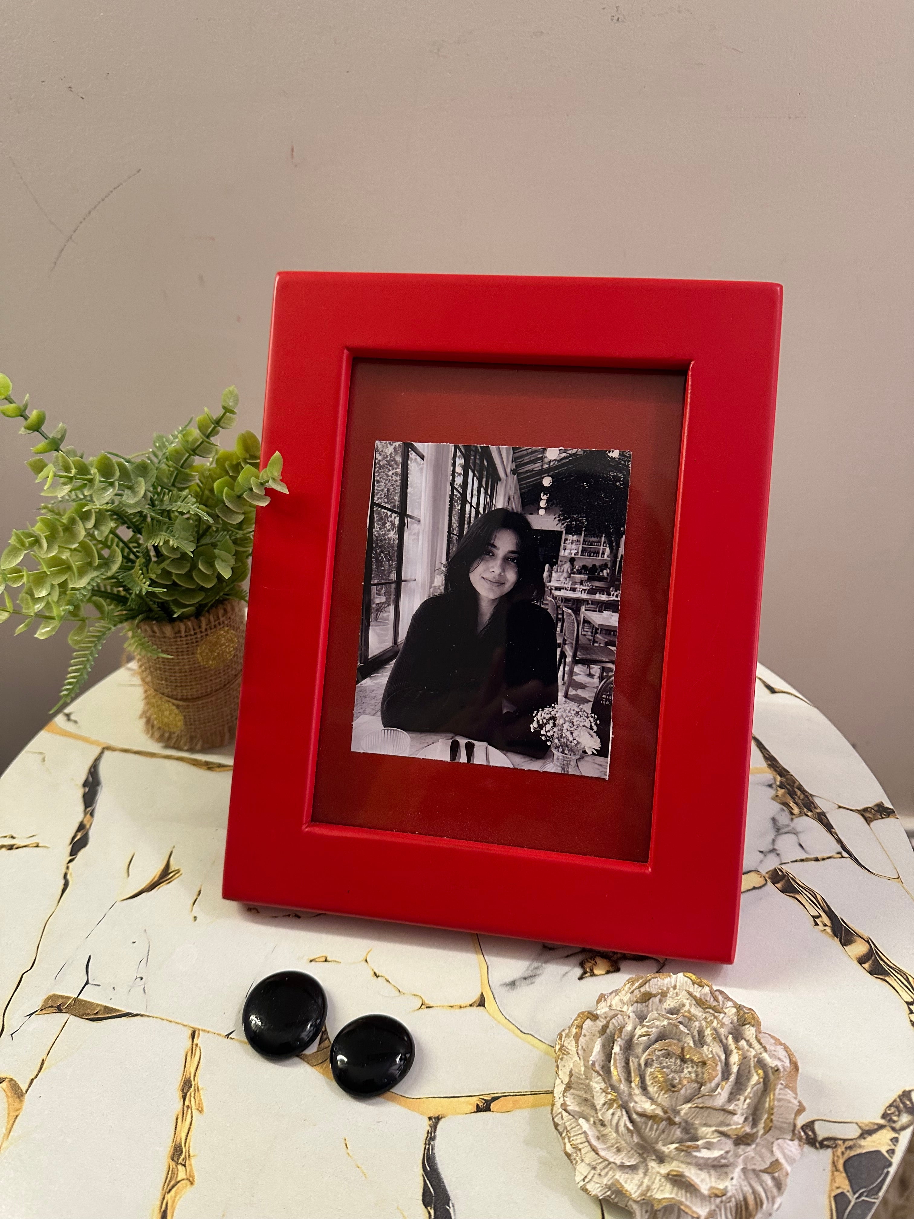 Forever Frame | Personalized Red Photo Frame
