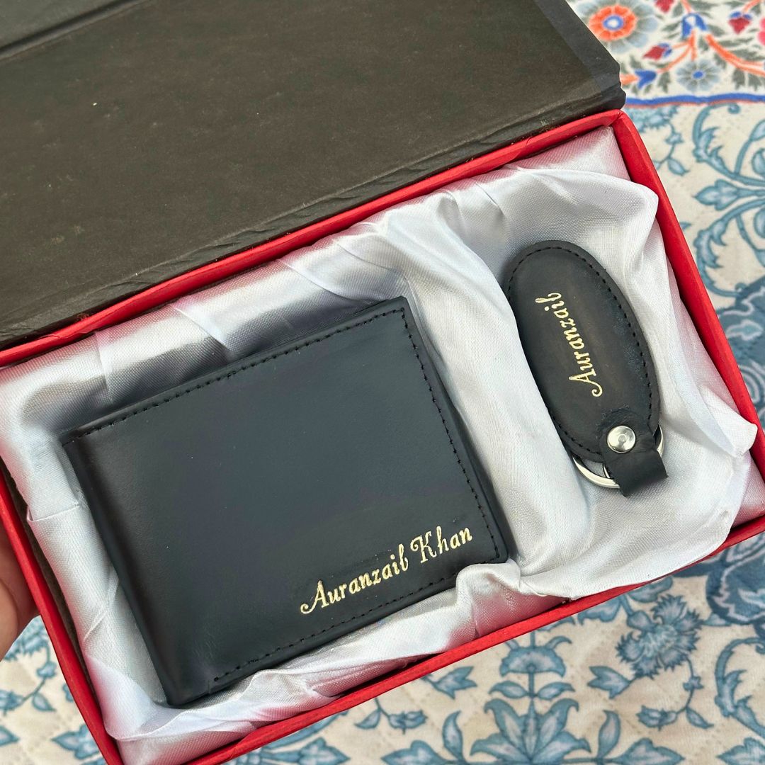Father's Day Combo 1 | Keychain & Custom Wallet