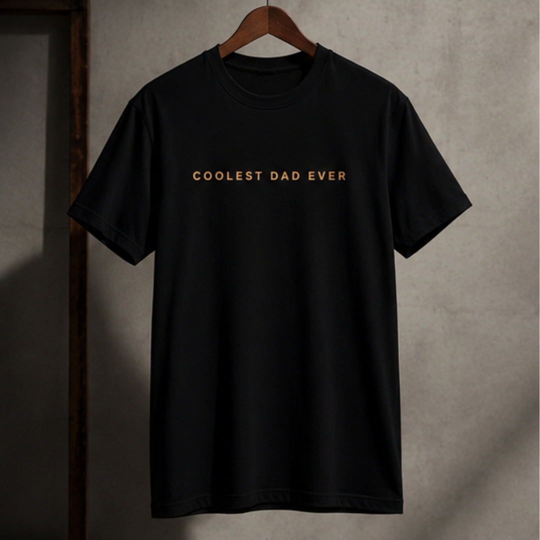 Coolest Dad Ever Printed T-Shirt | Father's Day Gift