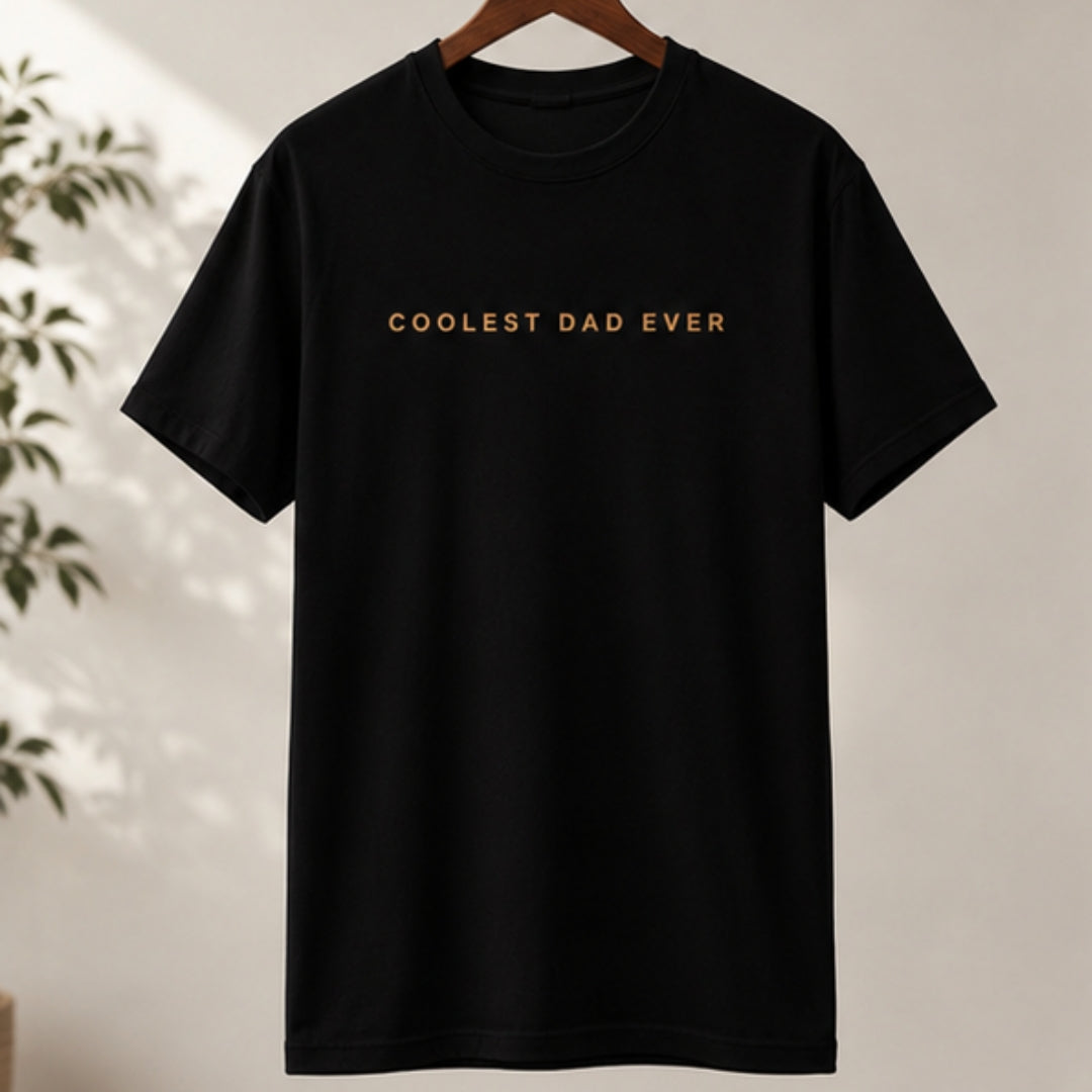 Coolest Dad Ever Printed T-Shirt | Father's Day Gift
