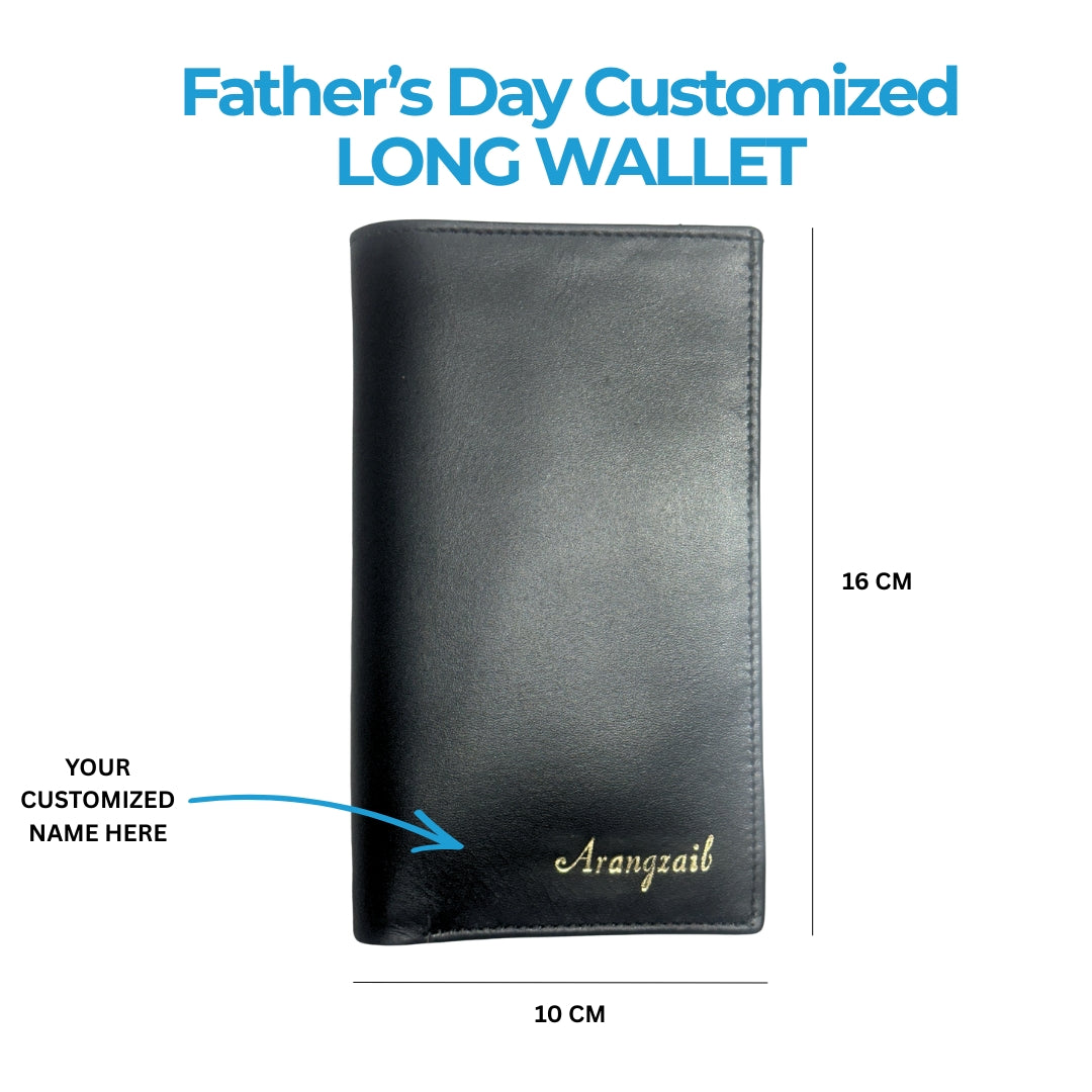 Customized Long Wallet for Dad | Father's Day Special Gift