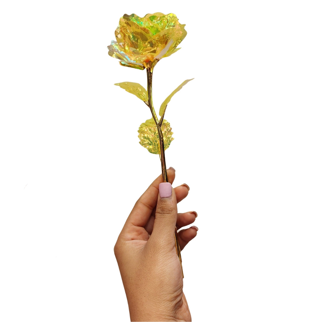 Artificial Multi Shaded Rose